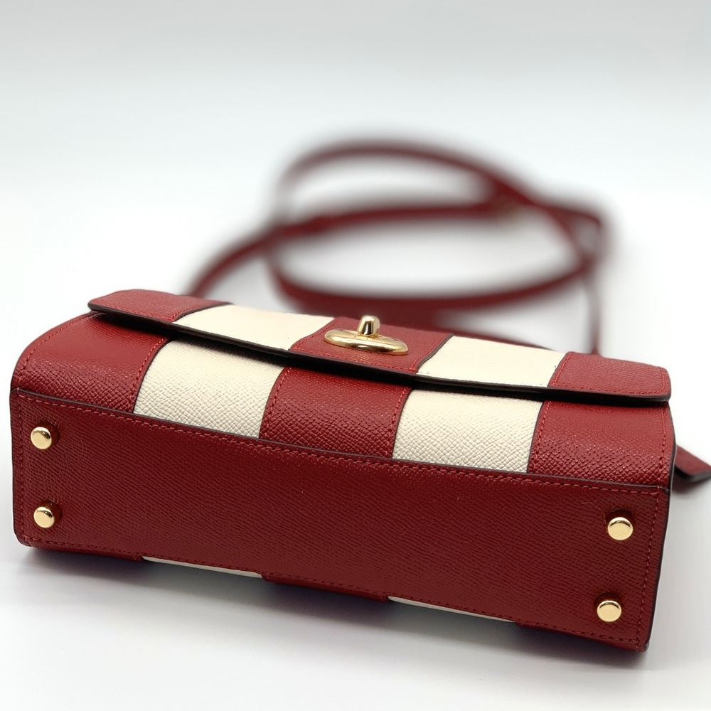 Coach Tilly Satchel 23 Red/Chalk - Picture 3 of 12